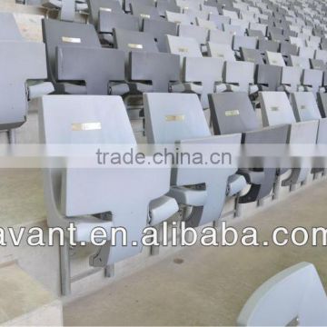 fixed indoor,outdoor anti-UV foldable stadium chair,retractable seating system for ball sports,education,amusement