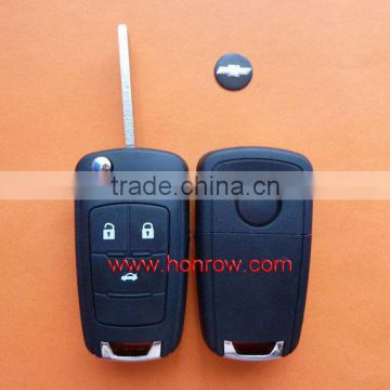 Cherolet 3 button modified folding remote key blank