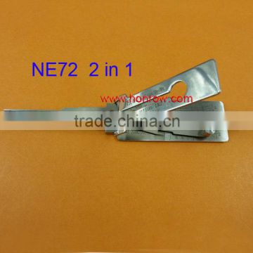 Original Lishi NE72 locks open car decoder and lock pick combination tool with best quality