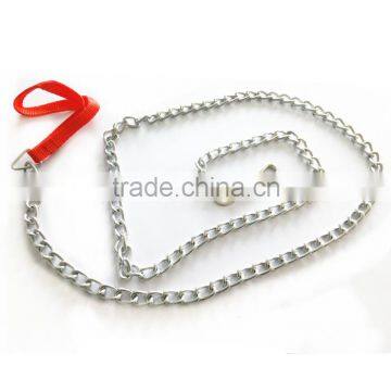 High Strength Dog Chain with Swivel Snap Hook,Alloy Twist Dog Chain with Nylon handle