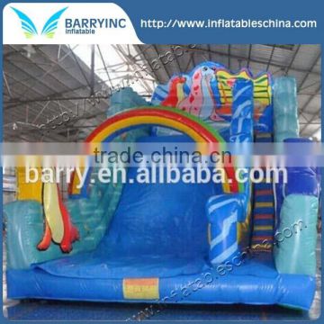 Rainbow inflatable dry slide price with no pool