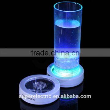 New Party Club Bars Cool Change Color Luminous LED Light Bottle Cup Mat Coaster