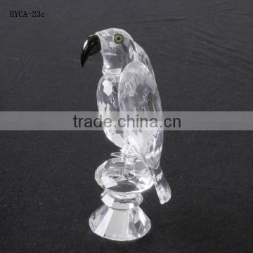 blue crystal bird decoration crystal glass animal model decoration