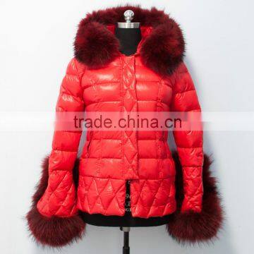 Wholesale clothing down jacket women coat for sexy lady