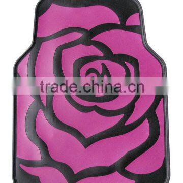 high quality popular rose car latex mats