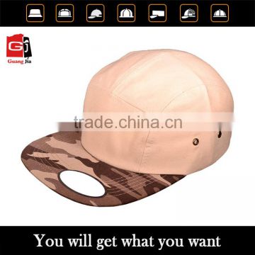 China Manufacturer Custom 100% Cotton 5 Panels Caps Hats