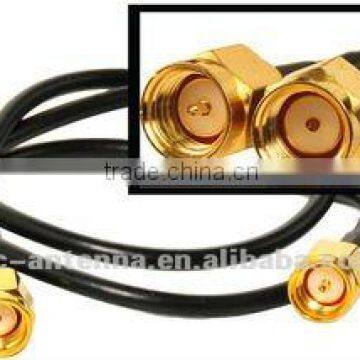 RF Connectors Coaxial Pigtail Cable of SMA Male to RP SMA Male