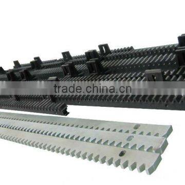 steel gear rack white galvanized