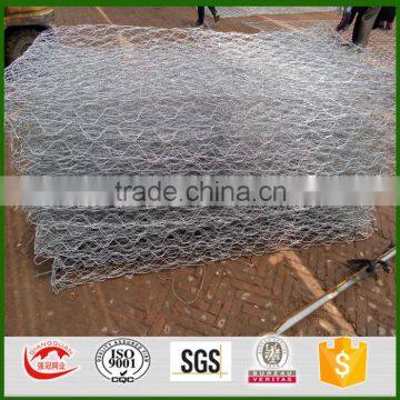 2*1*1m PVC coated Galvanized hexagonal woven wire mesh