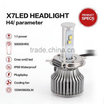 High Power 40 120w 6000k 7 Inch Round Led Headlight hi and Low Beam for Jeep photo-4