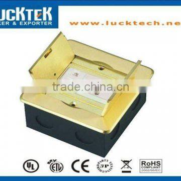 universal floor socket brass floor plug