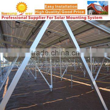 ground screw solar panel wall mount