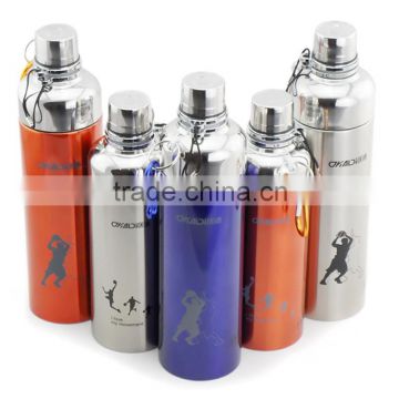 304 stainless steel travel water bottles with different capacity from professional manufacturer/sport water bottle&