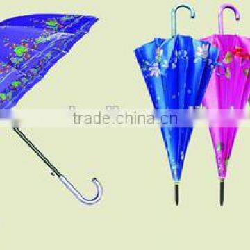 Honsen Black Designer Burqa Automatic Double Layer Golf Umbrella