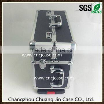 Easy Carrying Trolley Aluminum Document Case With Wheels or Rolls