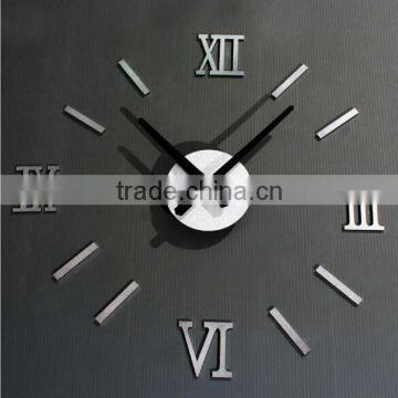 Fashion DIY Wall Clock Roman Number EU Style