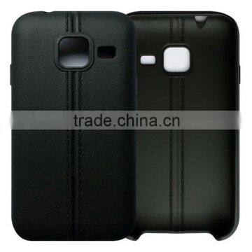 Double Line Leather TPU Case For J1 mini 2016