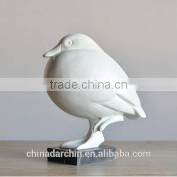 Decorative Resin White Bird Interior Decorations