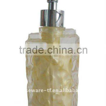 Polyresin bathroom liquid soap dispenser