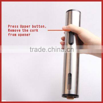 Stainless Steel Battery Operated Electric Wine Bottle Opener,electric Wine Corkscrew,wine Opener photo-4