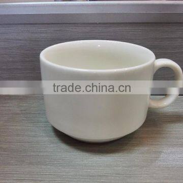 350ml white color ceramic coffee mug for promotion