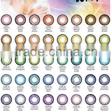 all 50 colors in stock eyewear 1 year korea Colors of the Wind contact lenses                        
                                                Quality Choice