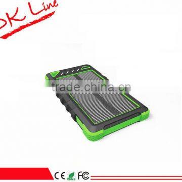 New Design Built -in Battery 8000mAh, Outdoor Solar Power Bank , Warterproof Solar Power Bank for Smart Phone Laptop photo-2