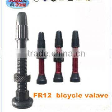 colorful bicycle valve FR12 FR11 valve core, valve stem, valve insert, lockring, valve caps 40mm 50mm 60mm