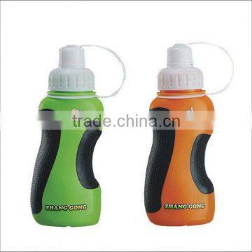 PE plastic sport water dringking bottle( BPA free)