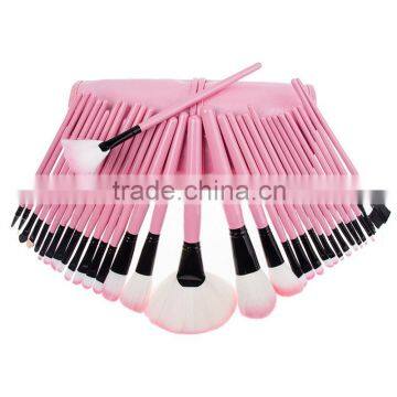 New Retail Pink Black Colors Makeup Brushes Beauty Accessories 32pcs per Set No Logo Handle Make Up Brushes Kit