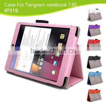 Ultra thin leather tablet case case for nextbook 7.85