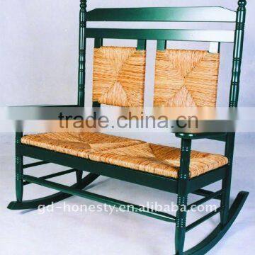 CY2280 Wooden Double Rocking Chair