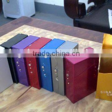 aluminum cigarette case with automatic opening