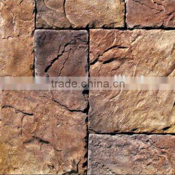 Multicolor Castle Stone Tile, Exterior Decorative Thin Wall Veneer