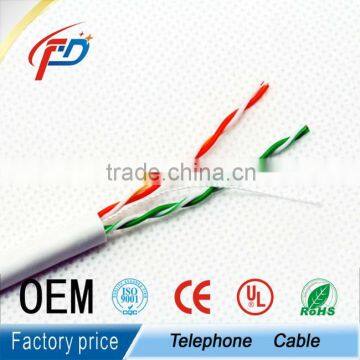 Cat3 2pairs unShielded Twisted Telephone Cable