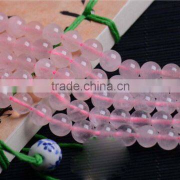 Natural charming rose quartz crystal beads bracelet wholesale