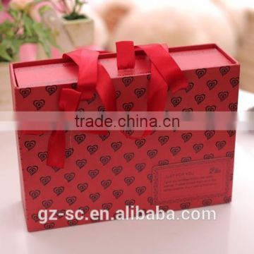 High grade luxury eco custom made paper gift box