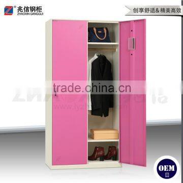 Metal Stainless Locker Swing Door Steel Locker Office Clothes Wardrobe photo-5