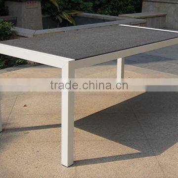 Alum table outdoor garden furniture