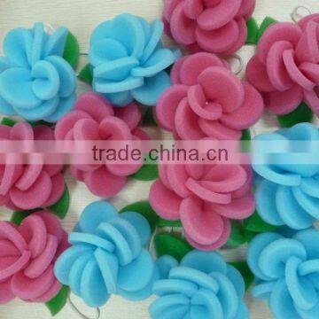 3D flower bath sponge