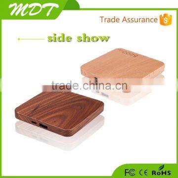 2015 Best Selling Gift Wood Power Bank 5200mah Portable Power Bank Charger of Usb Rohs Power Bank photo-2