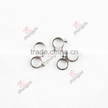 Silver diamond wedding ring charms for floating locket