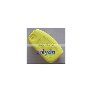 Fashion promotional gifts for friends Yellow silicone key cover silicone skin cover for car key