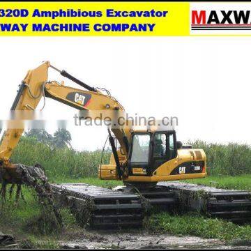 MAXWAY 318, 320, 323, 324, 325, 326, 329, 330 Amphibian Pontoon Undercarriage Excavator . CE , EPA , SGS , ISO