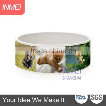 Sublimation ceramic cat bowl