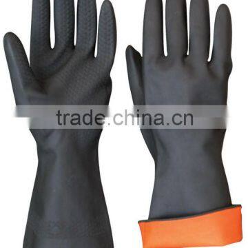 black electrical gloves industrial latex work gloves price