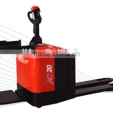 stand-on electric pallet truck 2.5 from 1.5ton to 6ton made in china top alibaba supplier with tuv and onsite check