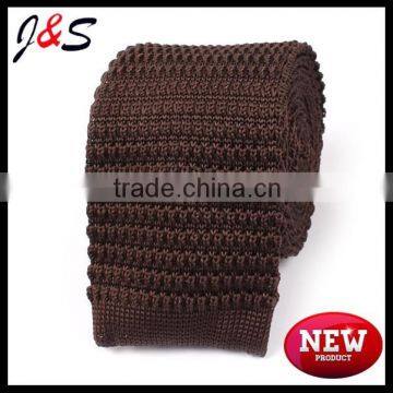 new arrival SEAL BROWN KNITTED TIE kt050