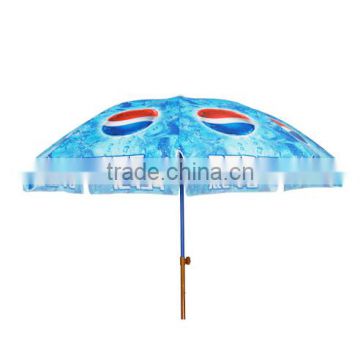 220cm big pepsi umbrella with promotional printing