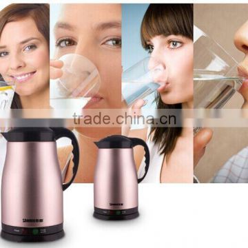 360 Degree Rotational Base, and Automatic Shut-off stainless steel electric kettle